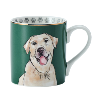 Mikasa MKCANLAB Fine China 280ml Düz Taraflı Kupa Labrador