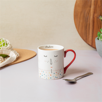 Mikasa MKCANMAD Fine China 280ml Düz Taraflı Kupa Madame