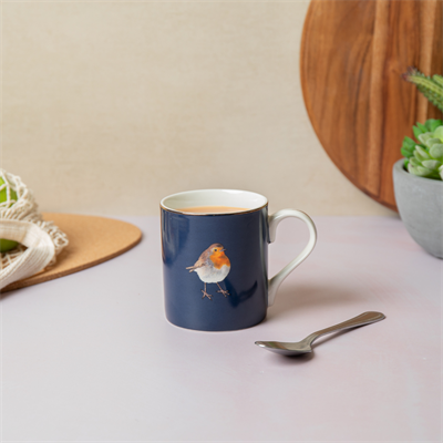 Mikasa MKCANROBIN Fine China 280ml Düz Taraflı Kupa Robin