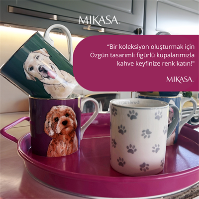 Mikasa MKCANSHELL Fine China 280ml Düz Taraflı Kupa Deniz Kabuğu