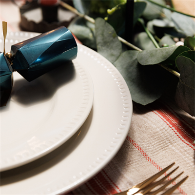 Mikasa MKCBDPLATEPK4 Cranborne Stoneware 4lü 27cm Servis Tabağı Seti