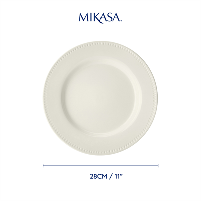 Mikasa MKCBDPLATEPK4 Cranborne Stoneware 4lü 27cm Servis Tabağı Seti