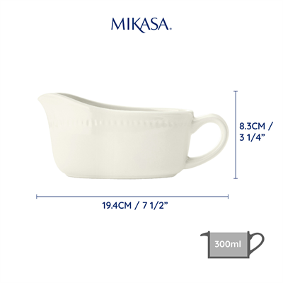 Mikasa MKCBGRAVY Cranborne Stoneware Sos Kayığı 300ml