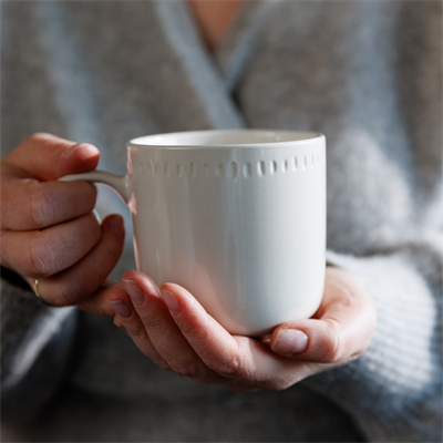 Mikasa MKCBMUGPK4 Cranborne 4lü 320ml Seramik Krem Kupa Seti