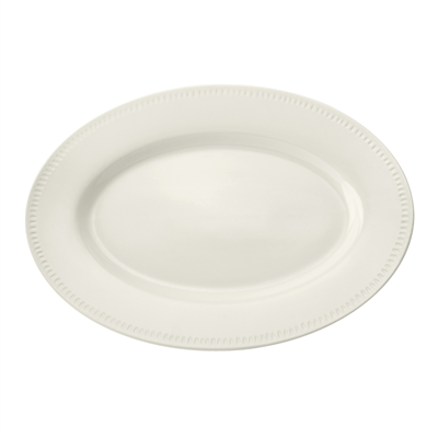 Mikasa MKCBOVPLAT Cranborne Stoneware Oval Servis Tabağı 39cm