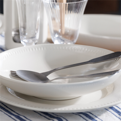 Mikasa MKCBPASTAPK4 Cranborne Stoneware 4lü 24cm Çukur Tabak Seti