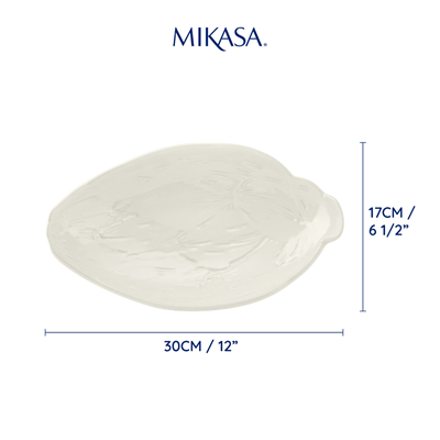 Mikasa MKCBPLATARTMED Cranborne Stoneware Enginar Servis Tabağı 30,5cm