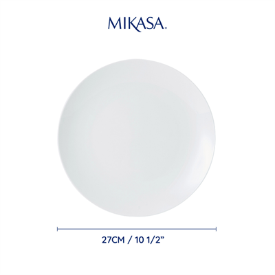 Mikasa MKCHDPLATEPK4 Chalk Porselen 4lü 27cm Servis Tabağı Seti