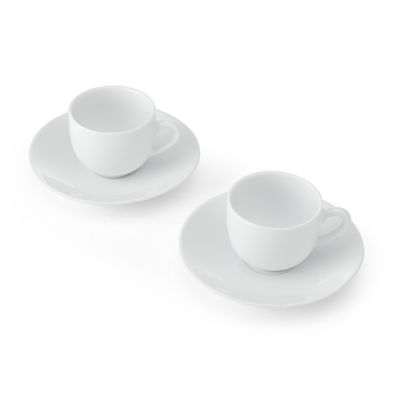 Mikasa MKCHESPPK2 Chalk 2li 90ml Porselen Kahve Fincanı ve Tabağı