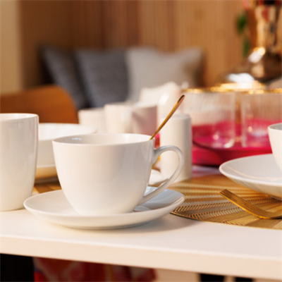 Mikasa MKCHMUGPK4 Chalk Porselen 4lü 380ml Kupa Seti