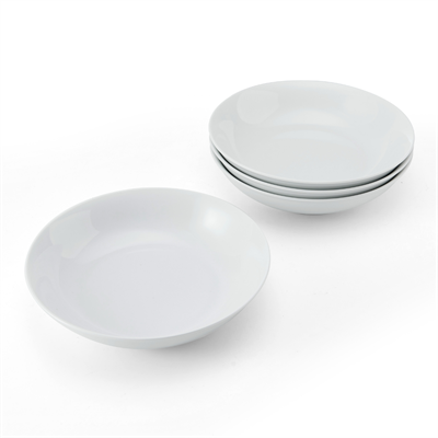 Mikasa MKCHPASTAPK4 Chalk Porselen 4lü 23cm Bol Kase Salata Kase Tabak Seti