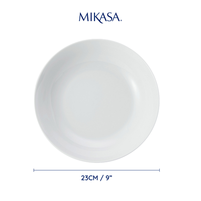 Mikasa MKCHPASTAPK4 Chalk Porselen 4lü 23cm Bol Kase Salata Kase Tabak Seti