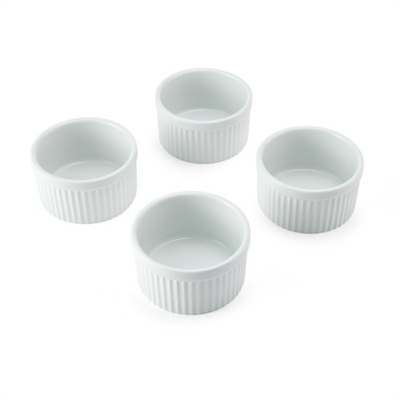 Mikasa MKCHRAMPK4 Chalk Porselen 4lü 10cm Sufle Seti