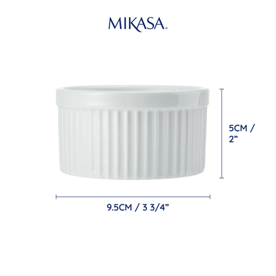 Mikasa MKCHRAMPK4 Chalk Porselen 4lü 10cm Sufle Seti
