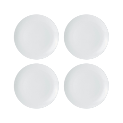 Mikasa MKCHSPLATEPK4 Chalk Porselen 4lü 21cm Pasta Tabağı Seti