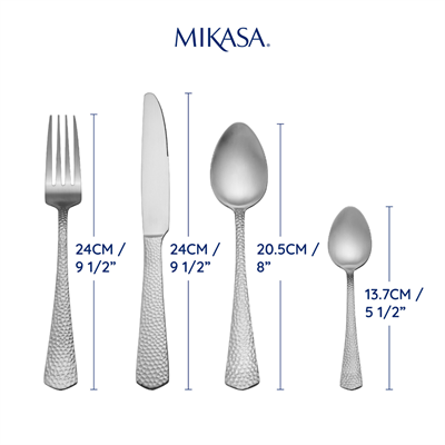 Mikasa MKCUTBROAD16PC Broadway Paslanmaz Çelik 16 Parça Çatal Kaşık Bıçak Takımı