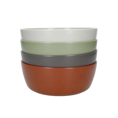Mikasa MKEDBOWLPK4 Summer Geri Dönüşümlü Plastik 4lü 16cm Çorba Kase Seti