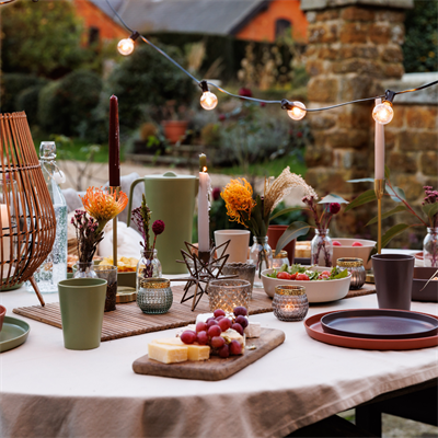 Mikasa MKEDPASTAPK4 Summer Geri Dönüşümlü Plastik 4lü 18cm Bol Kase Salata Tabağı Seti