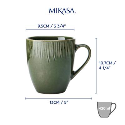 Mikasa MKJDMUGPK4 Jardin Seramik 420ml Kupa 4lü