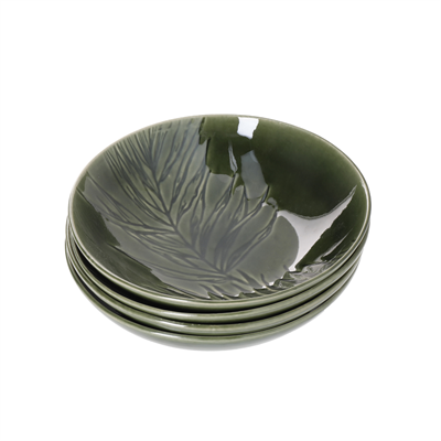 Mikasa MKJDPASTAPK4 Jardin Stoneware 4lü 20cm Çukur Tabak Seti