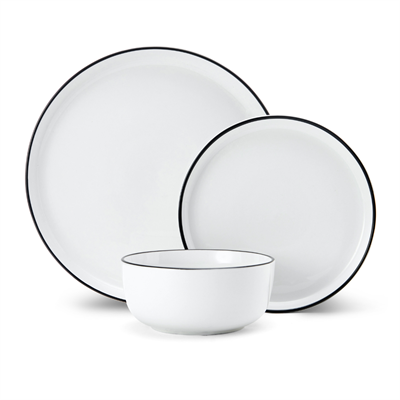 Mikasa MKLIMESTN12PC Limestone Porselen 12 Parça Yemek Takımı