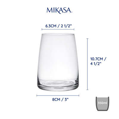 Mikasa MKPALDOF4PC Palermo 4lü 350ml Meşrubat Bardak