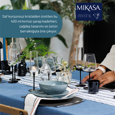 Mikasa MKPALWW4PC Palermo 4lü 400ml Beyaz Şarap Kadehi