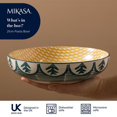 Mikasa MKPBOWLS28 Glazed Seramik Bowl Kase 21x5cm