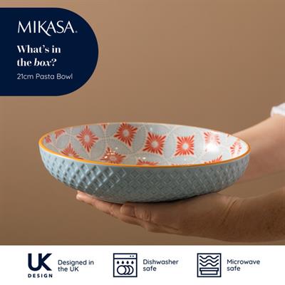 Mikasa MKPBOWLS32 Glazed Seramik Bowl Kase 21x5cm