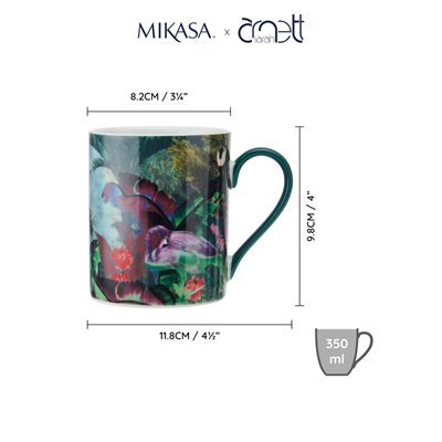Mikasa MKSAMUGFLAM Sarah Arnett Porselen 300ml Kupa Flamingo