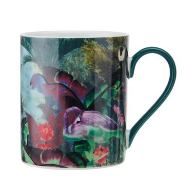 Mikasa MKSAMUGFLAM Sarah Arnett Porselen 300ml Kupa Flamingo