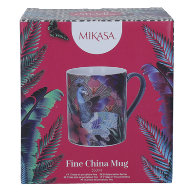 Mikasa MKSAMUGPEA Sarah Arnett Porselen 300ml Kupa Tavuskuşu