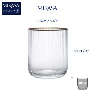 Mikasa MKSORDOF4PC Sorrento 4lü 400ml Meşrubat Bardak