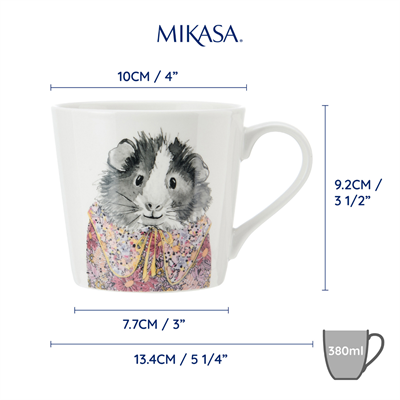 Mikasa MKTIPPMUGGPIG Tipperleyhill 380ml Fine China Kupa Gine Domuzu