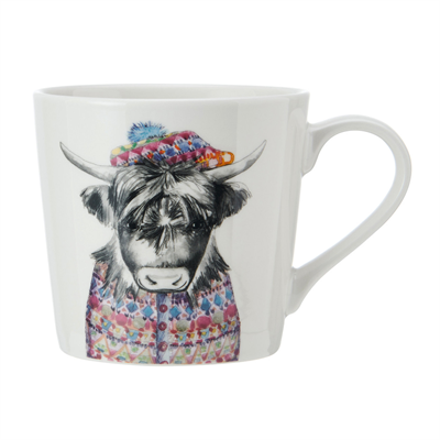 Mikasa MKTIPPMUGHCOW Tipperleyhill 380ml Fine China Kupa Boğa