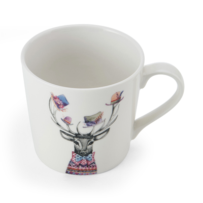 Mikasa MKTIPPMUGSTAG Tipperleyhill 380ml Fine China Kupa Geyik