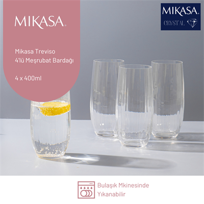Mikasa MKTREVHB4PC Treviso 4lü 400ml Meşrubat Bardağı