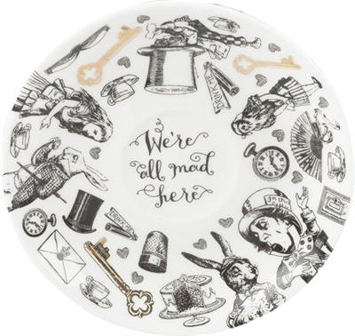 Mikasa x V&A Alice In Wonderland 5200019 100ml Porselen Kahve Fincanı