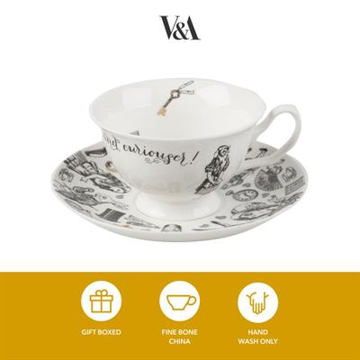 Mikasa x V&A Alice In Wonderland 5200018 210ml Porselen Çay Fincanı
