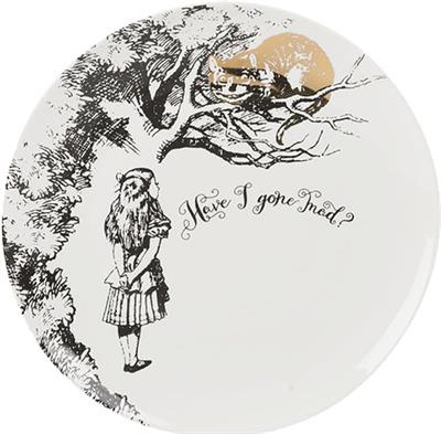 Mikasa x V&A Alice In Wonderland 5200020 Porselen Fine China 21cm Pasta Tabak Seti 4lü