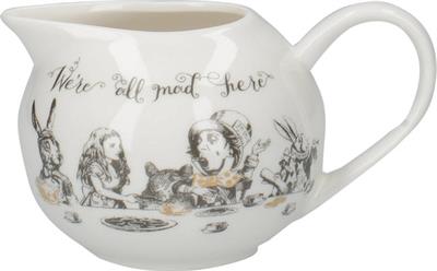 Mikasa x V&A Alice In Wonderland 5227082 Porselen Krema ve Şekerlik Seti