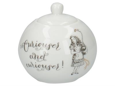 Mikasa x V&A Alice In Wonderland 5227082 Porselen Krema ve Şekerlik Seti