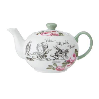 Mikasa x V&A Alice in Wonderland MKALMINITP 400ml Fine China Porselen Demlik