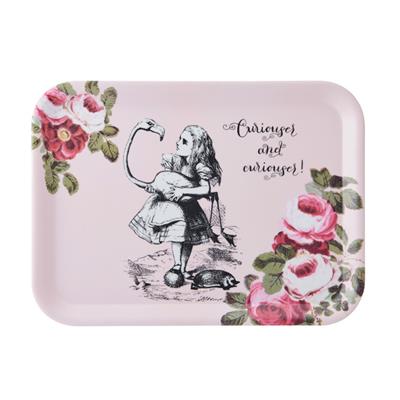 Mikasa x V&A Alice in Wonderland MKALTRAYLRG Melamin Servis Tepsisi 43x32cm
