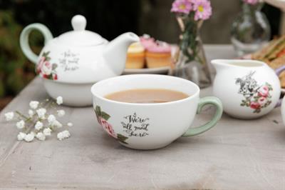 Mikasa x V&A Alice in Wonderland MKALTEA4ONE Fine China 420ml Porselen Tek Kişilik Çay Demleme Seti
