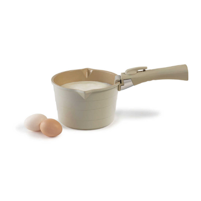 Neoflam D-NEOMDS11I Midas Bej 11 Parça Ayrılabilen Saplı İç İçe Geçebilen Tencere Tava Seti