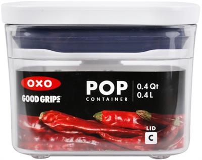 OXO 11236700 GG POP Saklama Kabı Küçük/Mini Boy Kare 0,38 Lt