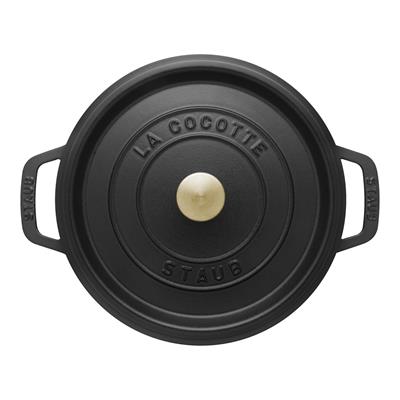 Staub 405002410 Döküm Tencere 24cm Siyah
