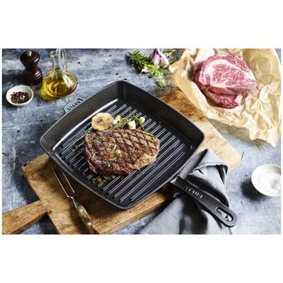 Staub 405011060 Amerikan Izgara Tava 26cm Siyah