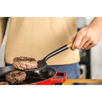 Staub 405031020 Delikli Spatula Siyah